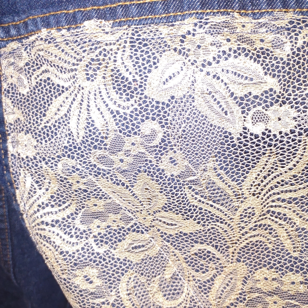 Upcycle Jean Jacket Med - Picture 5 of 7